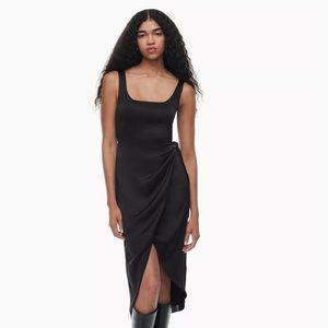 Wilfred - New Saturn Midi Dress in Black